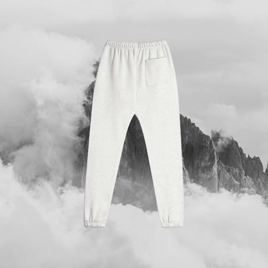 Heather Gray Comfort Line Sweats - Scrunch Bottoms