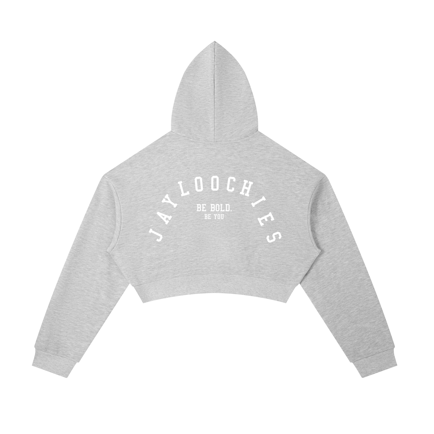 Essential Cropped Zip-Up Hoodie