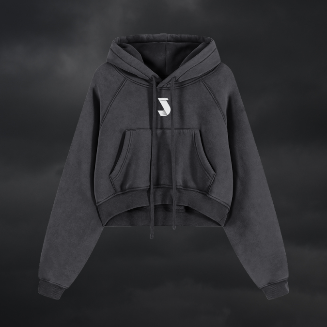 Cloud Fade Crop Hoodie - Women's
