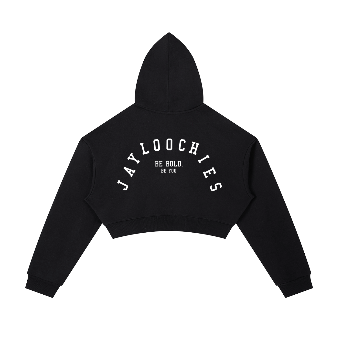 Essential Cropped Zip-Up Hoodie