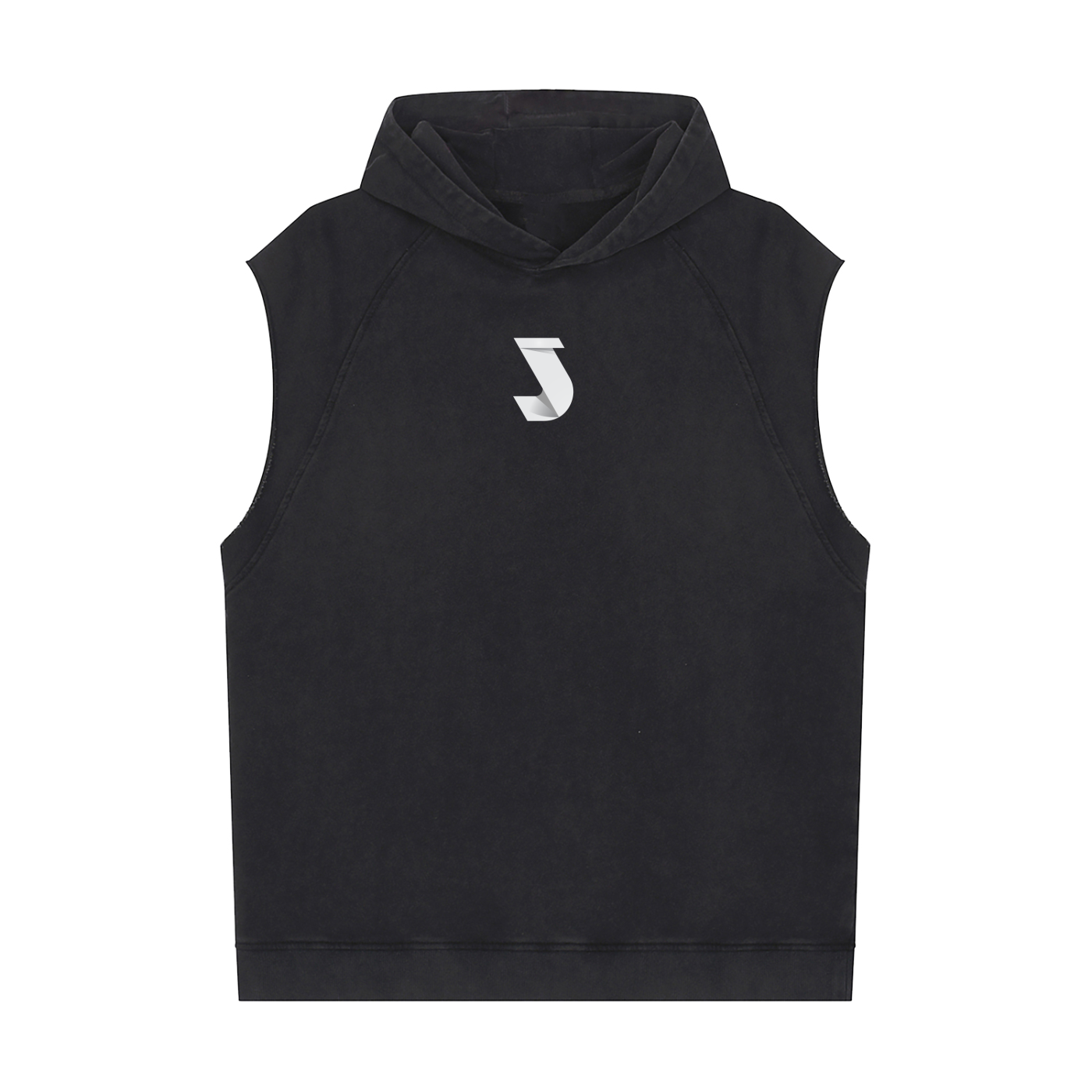 Snow Washed Sleeveless Hoodie