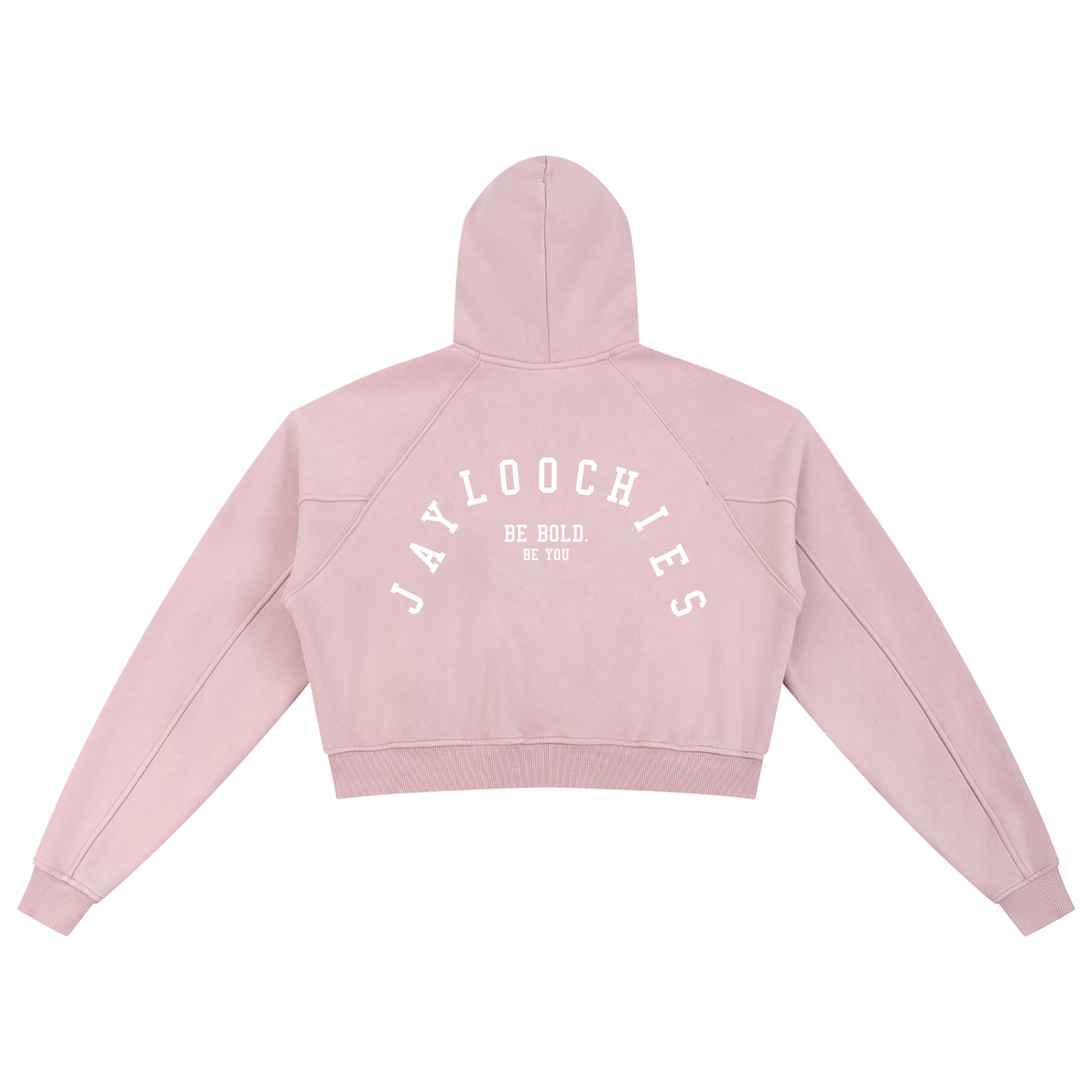 Snow Washed Cropped Hoodie - Women's