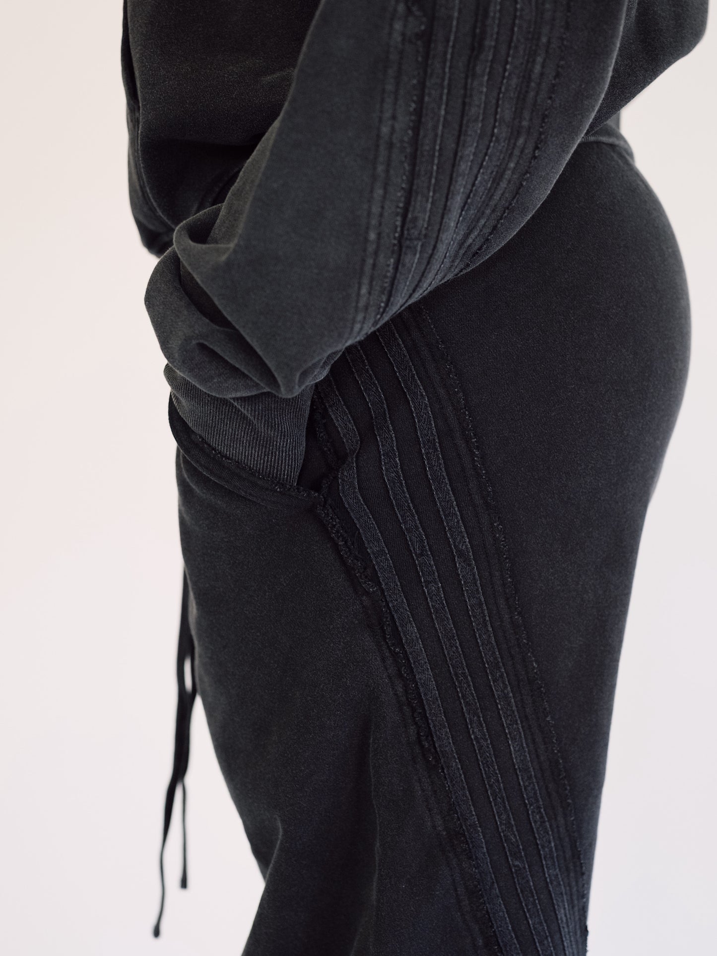 Raw Edge Snow Washed Sweatpants