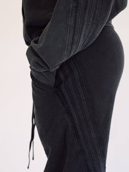 Raw Edge Snow Washed Sweatpants