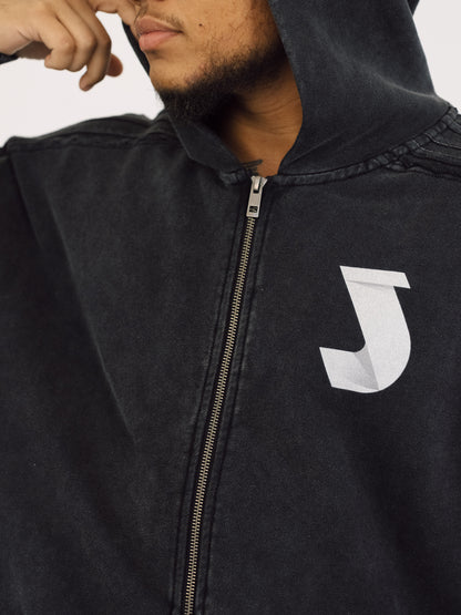 Raw Edge Full Set (Zip-up Hoodie + Sweatpants)