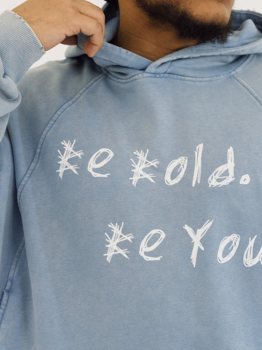 BBBY Vintage Washed Frayed-Hem Hoodie