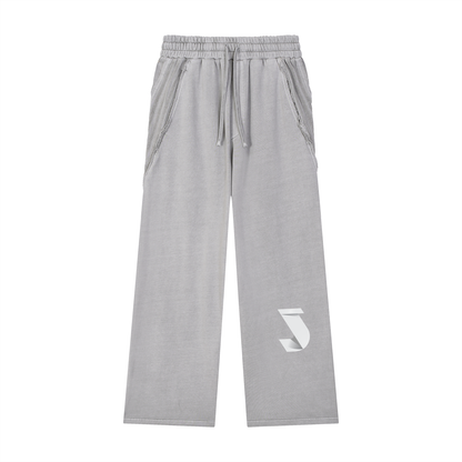 Raw Edge Snow Washed Sweatpants