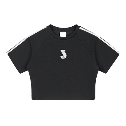 Taped Cooling Performance Crop Top