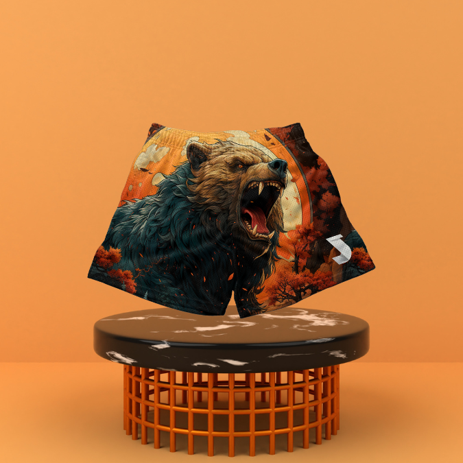 Wild roar bear shorts Inner beast collection