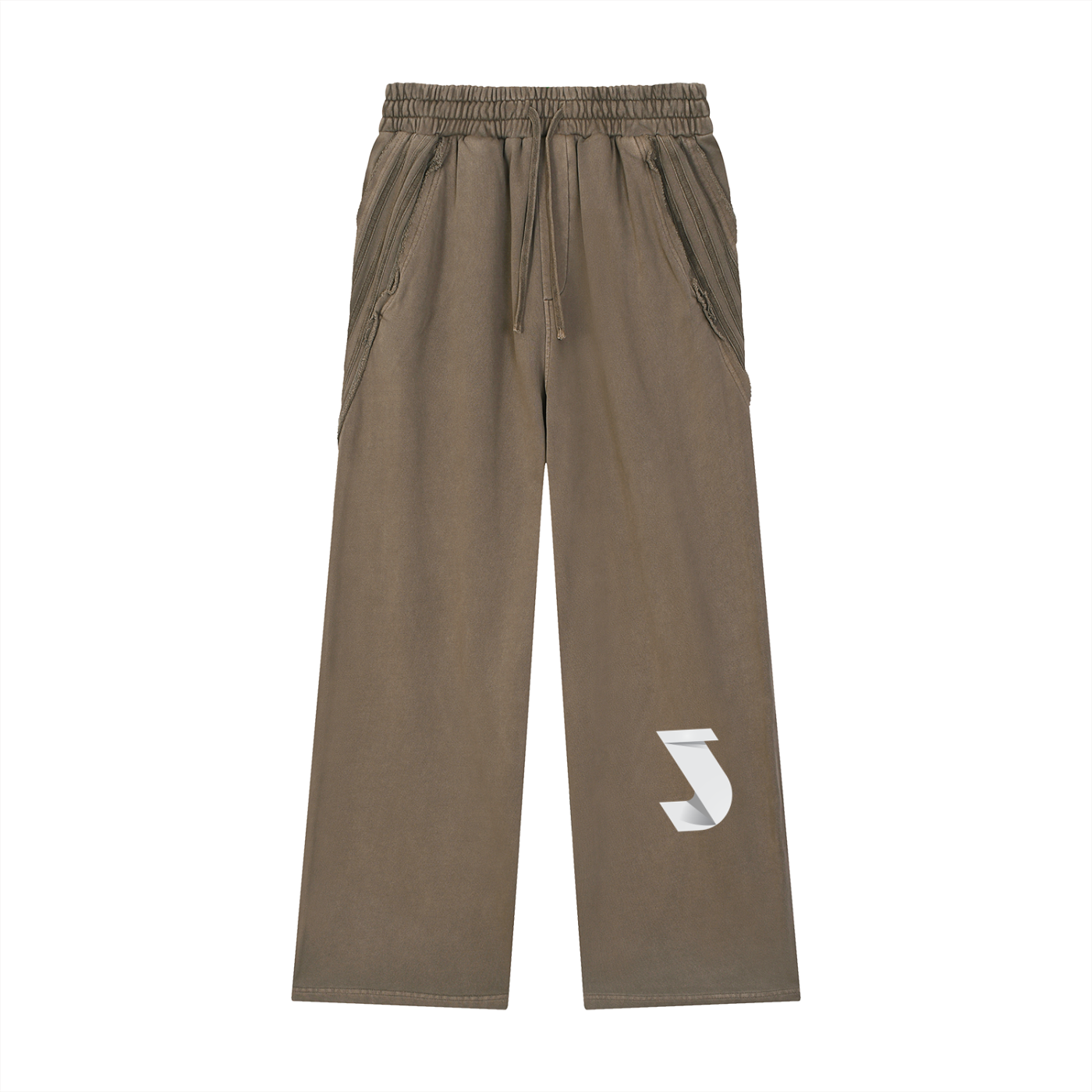 Raw Edge Snow Washed Sweatpants