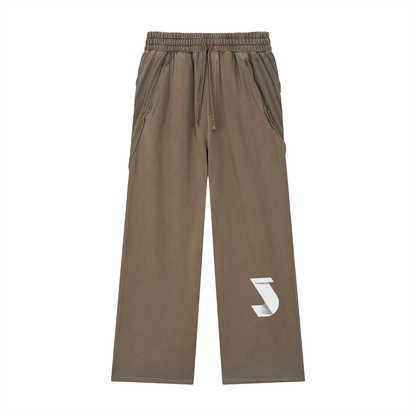 Raw Edge Snow Washed Sweatpants