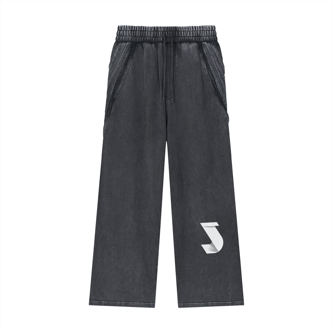 Raw Edge Snow Washed Sweatpants