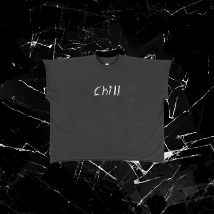 Raw Edge Boxy Non-Shrink T-Shirt