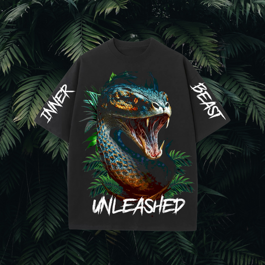 Vicious Snake Inner Beast Oversized Tee
