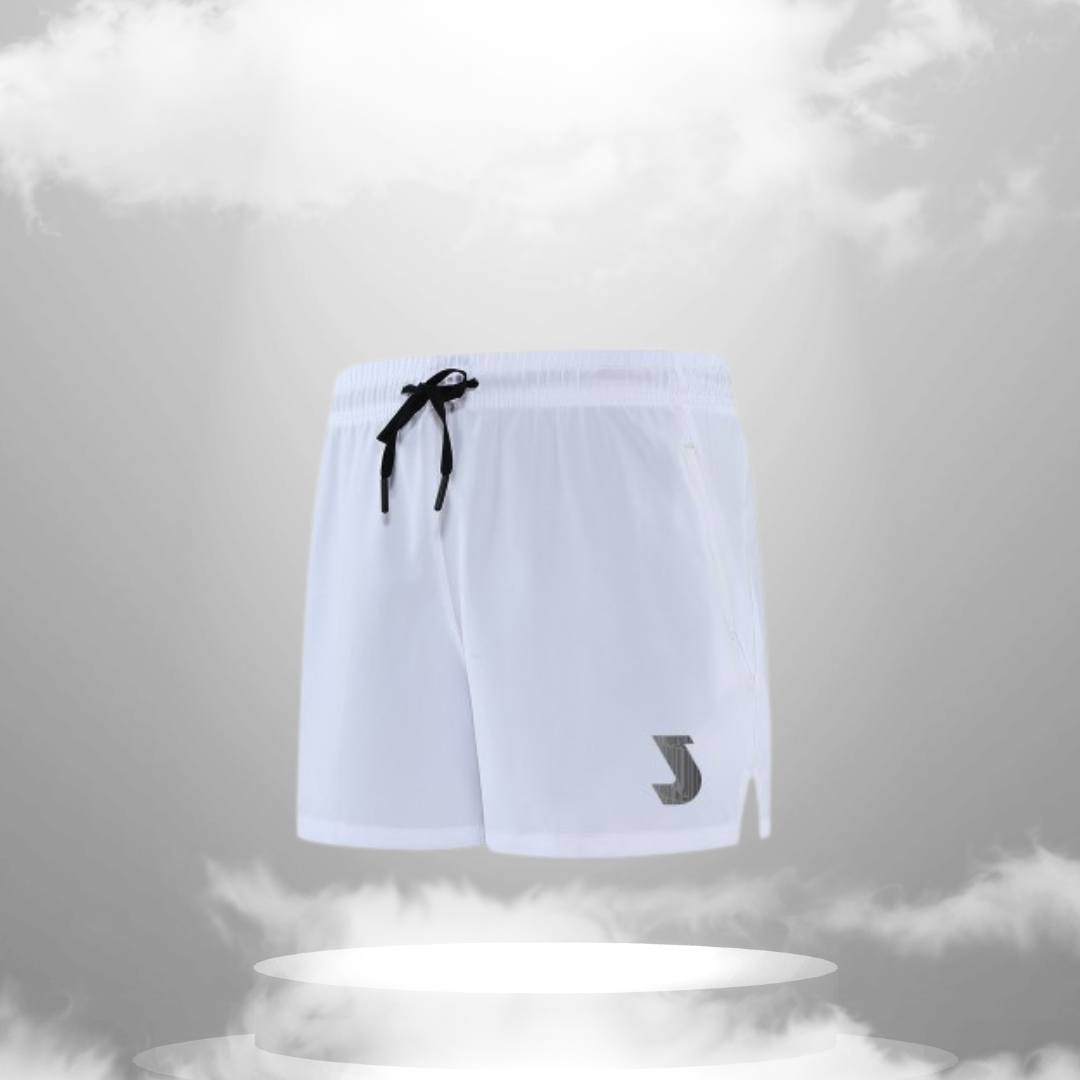 White Apex Performance Shorts 5” inseam